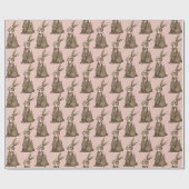 Osterhase aus Schokolade Geschenkpapier (Flach)