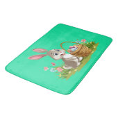 Osterhase Badematte (Schrägansicht)