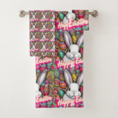 Osterhase Badhandtuch Set (Insitu)