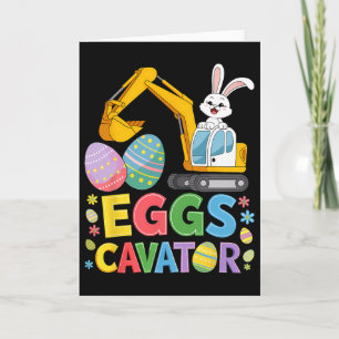 Osterhase Bagger Kinder Jungen Ostern Kids Jungen  Karte