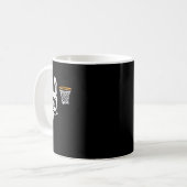Osterhase Basketball Dunk Sportboote Kinder Todd Kaffeetasse (Vorderseite Links)