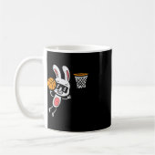 Osterhase Basketball Dunk Sportboote Kinder Todd Kaffeetasse (Links)
