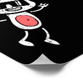 Osterhase Basketball Dunk Sportboote Kinder Todd Poster (Ecke)