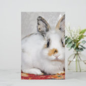 Osterhase Briefpapier (Stehend Vorderseite)