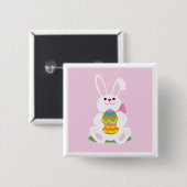 Osterhase Button (Vorne & Hinten)