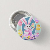Osterhase Button (Vorne & Hinten)