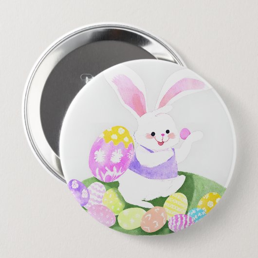 Osterhase Button (Vorne & Hinten)