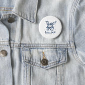 Osterhase Bybe Frohe Ostern Button (Beispiel)