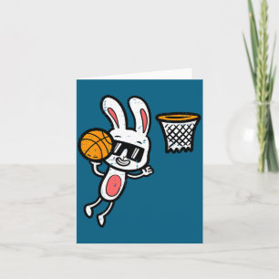 Osterhase bysketbyll dunk Sport Jungen Kinder Klei Karte