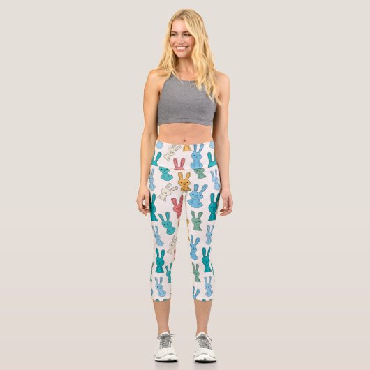 Osterhase Capri Leggings (Vorderseite)
