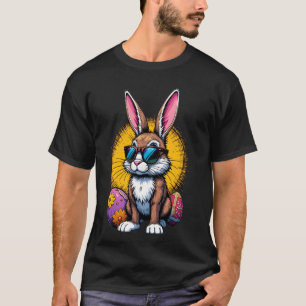 Osterhase Cartoon-Hase mit Sonnenbrille Herren W T-Shirt