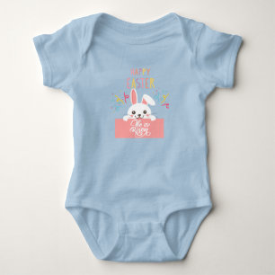 Osterhase, christliches Design Baby Strampler