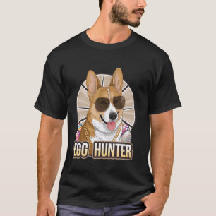 Osterhase Corgi Eierjäger Hunde Liebhaber T-Shirt
