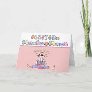 Osterhase D8 - Ostergrusskarte Feiertagskarte