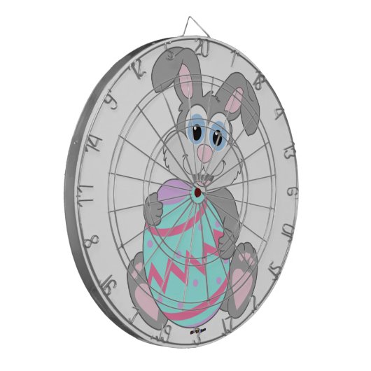 Osterhase Dartscheibe (Vorderseite Links)