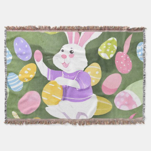 Osterhase Decke (Vorderseite)