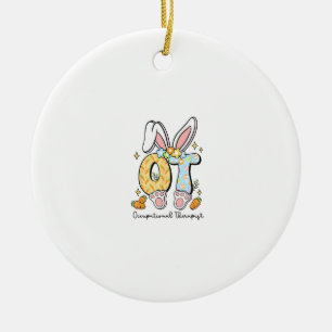 Osterhase der Ergotherapie OT OTA Frühling Ot Keramik Ornament