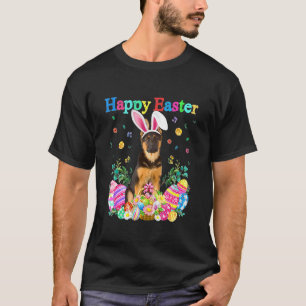 Osterhase Deutscher Schäferhund mit Ostereiern T-Shirt