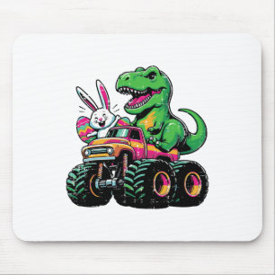 Osterhase Dino auf Lastwagen Trex Jungen Kinder Kl Mousepad