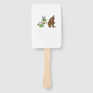 Osterhase Dino Bigfoot Sasquatch Trex Männer Junge Fächer