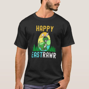 Osterhase Dinosaurier Egg Funny 2022 Happy Eastraw T-Shirt