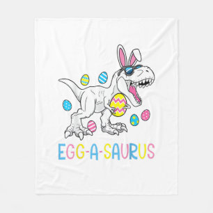 Osterhase Dinosaurier Ei A Saurus TRex Kinder Jung Fleecedecke