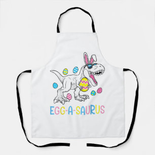 Osterhase Dinosaurier Ei A Saurus TRex Kinder Jung Schürze