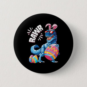 Osterhase Dinosaurier T Rex Eier Jungen Kinder Mäd Button