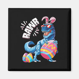Osterhase Dinosaurier T Rex Eier Jungen Kinder Mäd Magnet