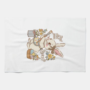 Osterhase Ei, aber hast du lustig gefärbt Süßer Os Geschirrtuch