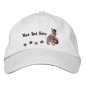 Osterhase & Eier Bestickte Kappe (Vorderseite)