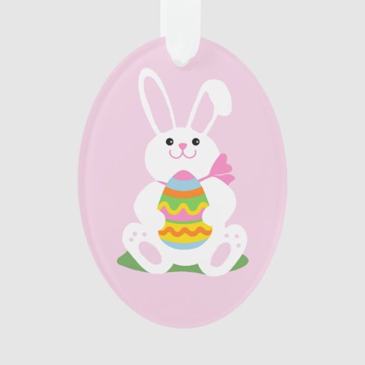 Osterhase ~ Eierbaum Ornament (Vorderseite)