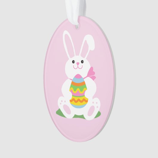 Osterhase ~ Eierbaum Ornament (Vorderseite)