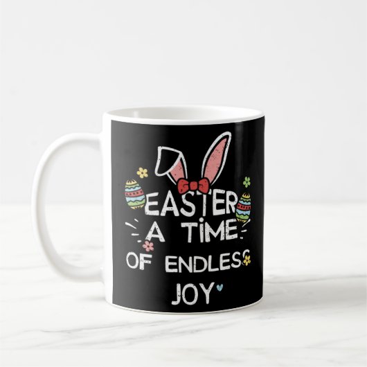 Osterhase Eine Zeit endloser Freude an Ostern Kaffeetasse (Links)
