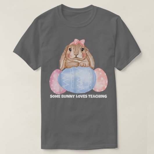 Osterhase, einige sonnige Lieben lehren, Ostern T-Shirt (Design vorne)