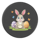 Osterhase Eishockey Puck (Vorderseite)