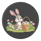 Osterhase Eishockey Puck (Vorderseite)
