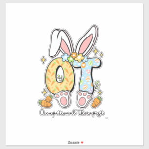 Osterhase Ergotherapie OT OTA Frühling Ot Aufkleber