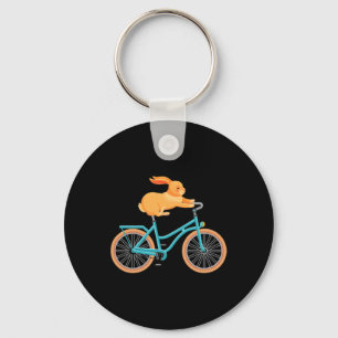 Osterhase Fahrrad Fahren Radfahren Ostertag  Schlüsselanhänger