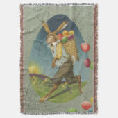 Osterhase Farbige Eier Sonne Decke (Vorderseite Vertikal)