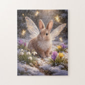 Osterhase Fee Puzzle (Vertikal)