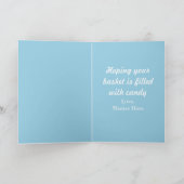 Osterhase Feiertagskarte (Innenseite)