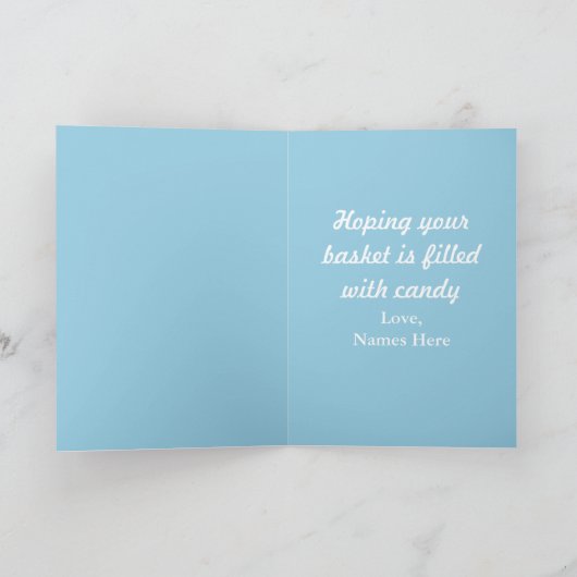 Osterhase Feiertagskarte (Innenseite)