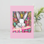 Osterhase Feiertagskarte (Stehend Vorderseite)