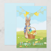 Osterhase Feiertagskarte (Vorne/Hinten)