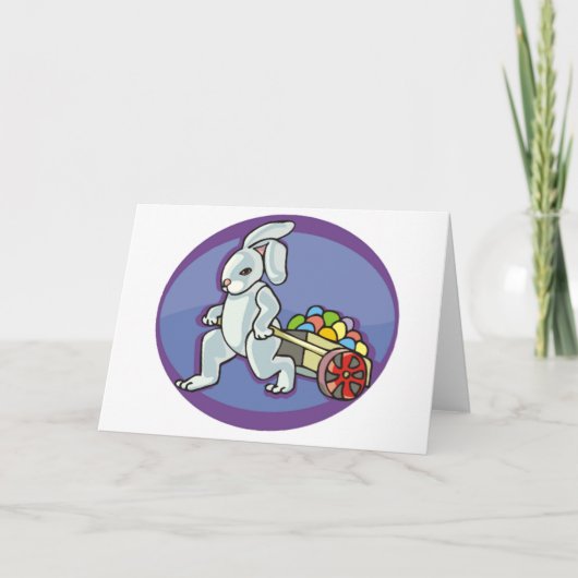 Osterhase Feiertagskarte (Vorderseite)