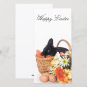 Osterhase Feiertagskarte (Vorne/Hinten)