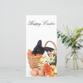 Osterhase Feiertagskarte (Stehend Vorderseite)