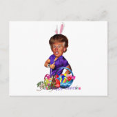 Osterhase Feiertagspostkarte (Vorderseite)