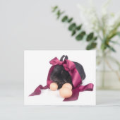 Osterhase Feiertagspostkarte (Stehend Vorderseite)